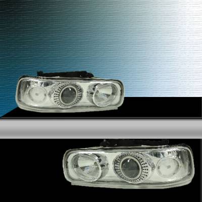 TYC Projector HID Headlights with Chrome Housing - 80644580