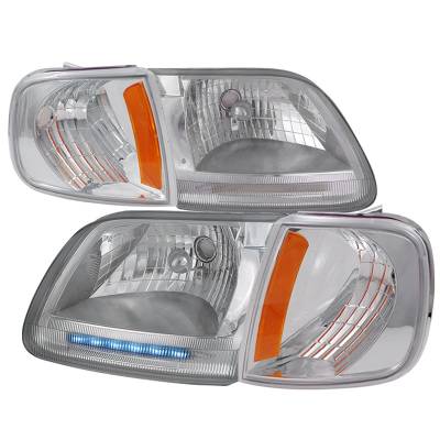 Ford F150 Spec-D Headlights & Corner Lights - 2LCLH-F15097-RS