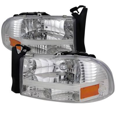 Dodge Dakota Spec-D Chrome Headlight - 2LH-DAK97-ABM