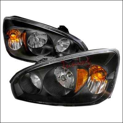 Chevrolet Malibu Spec-D Crystal Housing Headlights - Black - 2LH-MBU04JM-KS