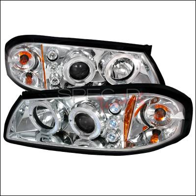 Chevrolet Impala Spec-D Halo LED Projector Headlights - Chrome - 2LHP-IPA00-TM