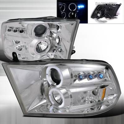 Dodge Ram Spec-D Projector Headlights - 2LHP-RAM09-TM