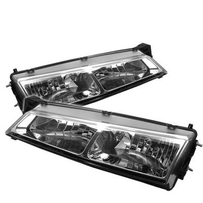 Nissan 240SX Spyder Crystal Headlights - Chrome - 333-N294-C