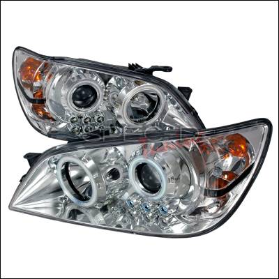 Lexus IS Spec-D CCFL Halo Projector Headlights - Chrome - 3LHP-IS30001-KS