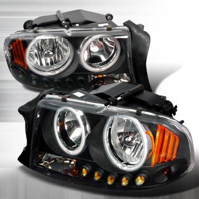 Dodge Durango Spec-D Crystal Housing Headlights - Black - 4LH-DAK97HJM-KS