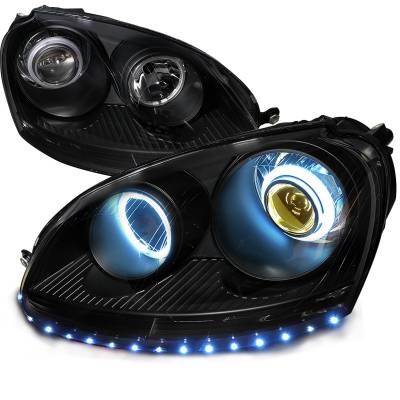 Volkswagen Golf Spec-D CCFL Projector Headlight - 4LHP-GLF05JM-8Y-SD