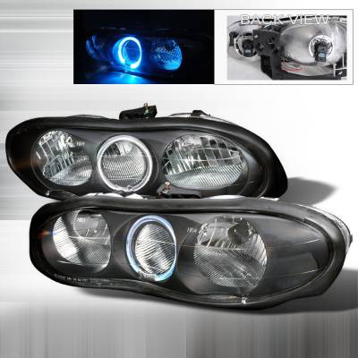 Chevrolet Camaro Spec-D Crystal Housing Headlights - Black - LH-CMR98HJM-KS