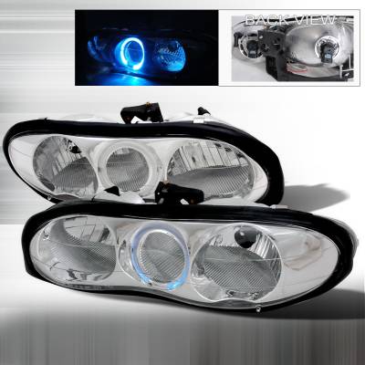 Chevrolet Camaro Spec-D Crystal Housing Headlights - Chrome - LH-CMR98H-KS