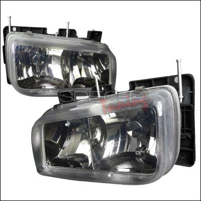 Cadillac Escalade Spec-D Euro Headlights Gunmetal - LH-ECLD99G-APC