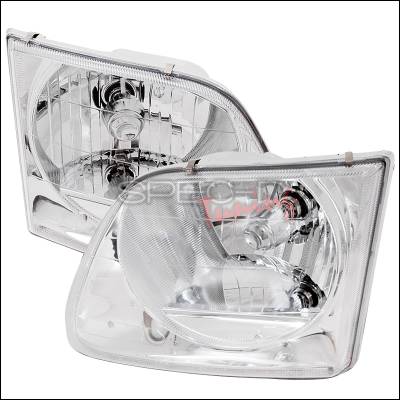 Ford F150 Spec-D Crystal Housing Headlights - Chrome - LH-F15097-KS