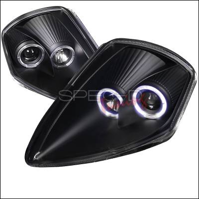 Mitsubishi Eclipse Spec-D Halo Projector Headlights - Black Housing - LHP-ELP00JM-ABM