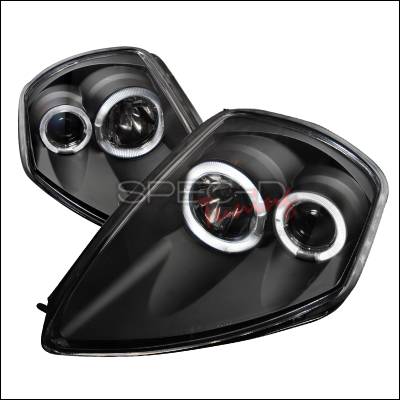 Mitsubishi Eclipse Spec-D Dual Halo Projector Headlights - Black - LHP-ELP00JM-WJ