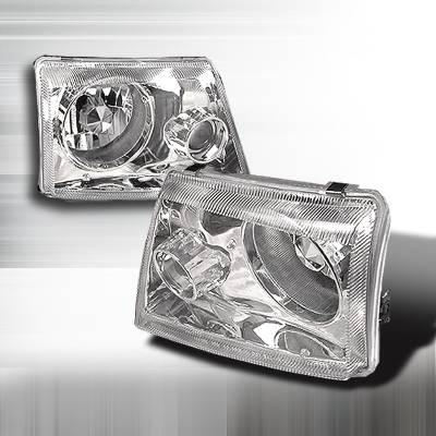 Ford Ranger Spec-D Projector Lights - Chrome - LHP-RAN98-APC