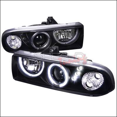 Chevrolet S10 Spec-D Projector Headlights - Black Housing - LHP-S1098JM-RS