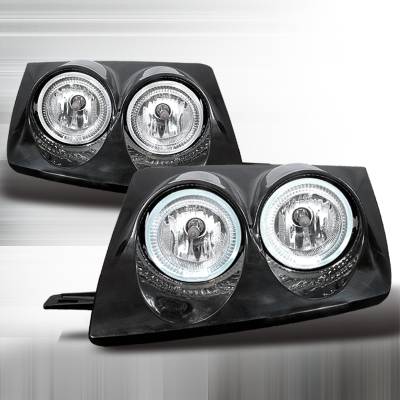 Nissan 240SX Spec-D Crystal Housing Headlights - Chrome - LH-S1389BH