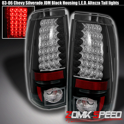 JDM Black Altezza LED Taillights ALT-YD-CS03-LED-BK