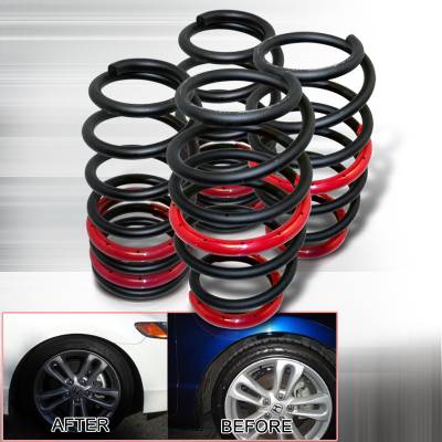 Honda Civic Spec-D Lowering Springs: - Black - CL-CV06SIBK-SD