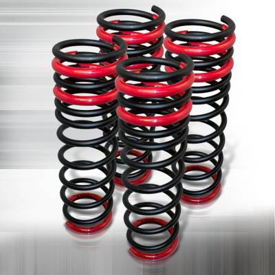 Honda Civic Spec-D Lowering Springs: - Black - CL-CV92BK-SD