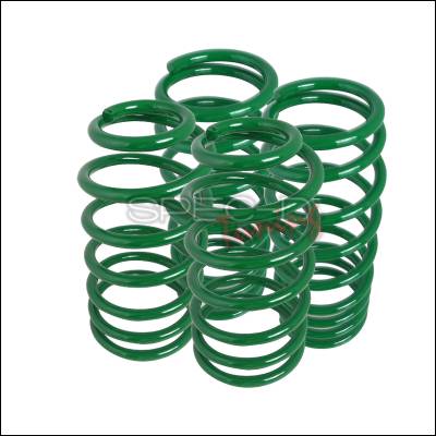 Volkswagen Jetta Spec-D Lowering Springs - Green - CL-JET99GN-DK