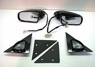 Chevrolet S10 Street Scene Cal Vu Electric Mirrors with White Plug End - 950-11240