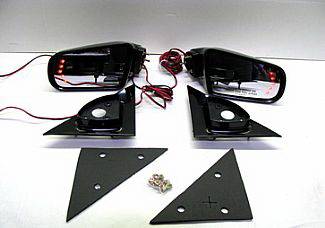 Chevrolet S10 Street Scene Cal Vu Manual Mirrors with Rear Signal Mirror Kit - 950-15210