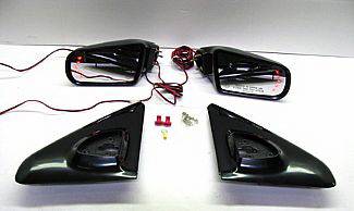 Dodge Ram Street Scene Cal Vu Manual Mirrors with Rear Signal Mirror Kit - 950-15511