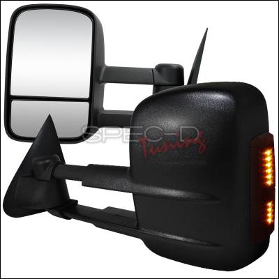 Ford F150 Spec-D Towing Mirrors - Manual with LED Signal - RMX-F15097LED-M-FS