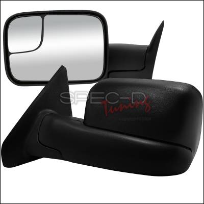 Dodge Ram Spec-D Towing Mirrors - Manual - RMX-RAM02-M-FS