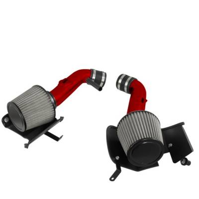 Nissan 350Z Spyder Cold Air Intake with Filter - Red - CP-677R