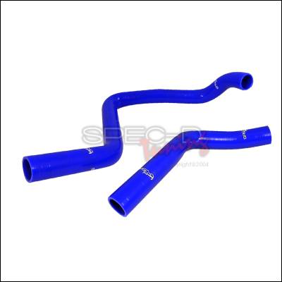 Honda CRX Spec-D Engine Silicone Radiator Hose - Blue - RAH-S01-1304-LX