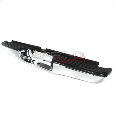 Toyota Tacoma Spec-D Rear Bumper Step - Chrome - SRB-TAC95CR-FS