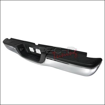 Toyota Tundra Spec-D Rear Bumper Step - Chrome - SRB-TUN00CR-FS