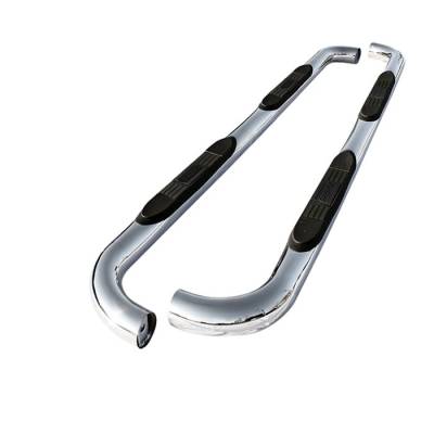 Dodge Durango Spyder 3 Inch Round Side Step Bar T-304 Stainless SteelPolished - SSB-DDU-A07S0813