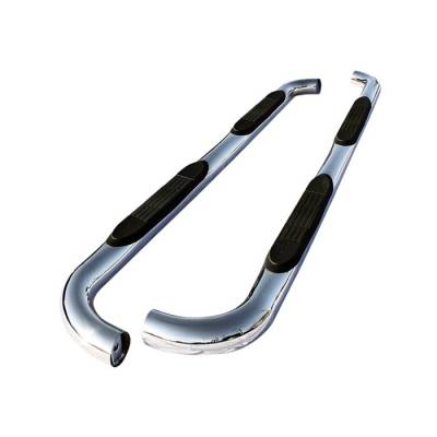 Dodge Durango Spyder 3 Inch Round Side Step Bar T-304 Stainless SteelPolished - SSB-DDU-A07S0815H