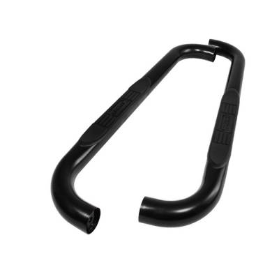 Toyota Tacoma Spyder 3 Inch Round Side Step Bar- Powder Coated Black - SSB-TT-A07S1017-BK