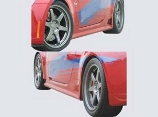 Nissan 350Z Street Scene Generation 3 Side Skirts - 950-70323