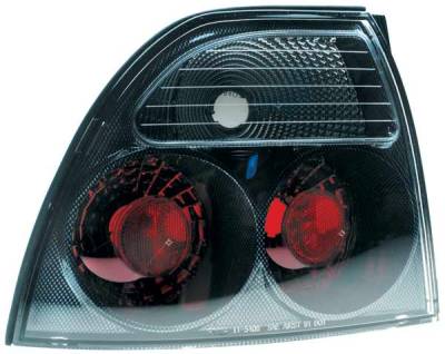 TYC Euro Taillights with Carbon Fiber Housing - 81540731