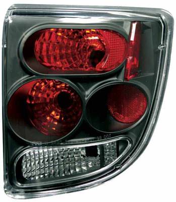 TYC Euro Taillights with Black Housing - 81545541