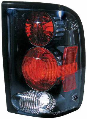 TYC Euro Taillights with Black Housing - 81555341