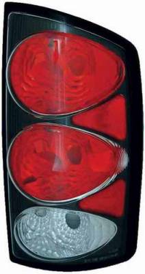 TYC Euro Taillights with Black Housing - 81578941