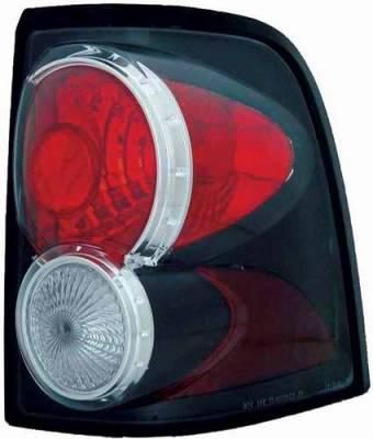 TYC Euro Taillights with Black Housing - 81584141