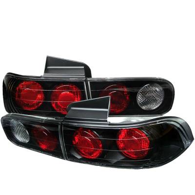 Acura Integra 4DR Spyder Euro Style Taillights - Black - 111-AI94-4D-BK