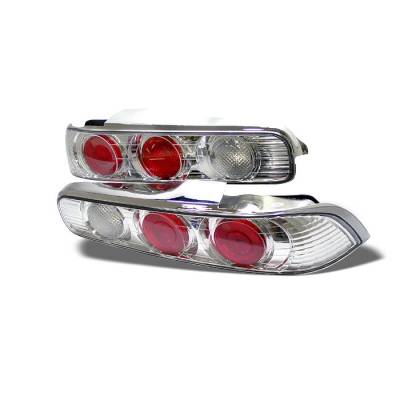 Acura Integra 2DR Spyder Euro Style Taillights - Chrome - 111-AI94-C