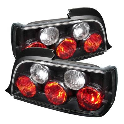 BMW 3 Series 2DR Spyder Euro Style Taillights - Black - 111-BE3692-2D-BK