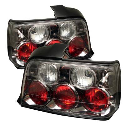 BMW 3 Series 4DR Spyder Euro Style Taillights - Black - 111-BE3692-4D-BK