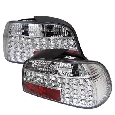 BMW 7 Series Spyder LED Taillights - Chrome - 111-BE3895-LED-C