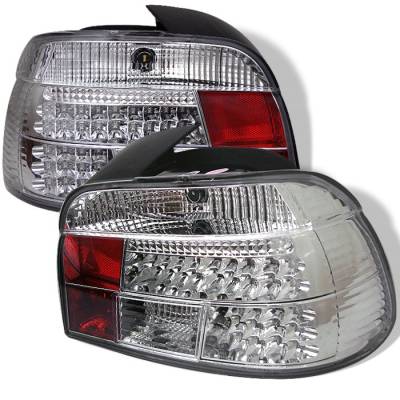 BMW 5 Series Spyder LED Taillights - Chrome - 111-BE3997-LED-C