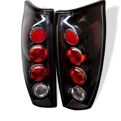 Chevrolet Avalanche Spyder Altezza Taillights - Black - 111-CAS85-LED-SM