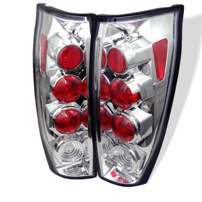 Chevrolet Avalanche Spyder Euro Style Taillights - Chrome - 111-CAV04-C