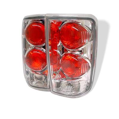 Oldsmobile Bravada Spyder Euro Style Taillights - Chrome - 111-CB95-C